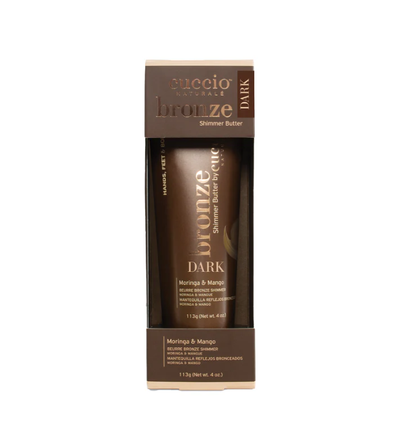 Gjalpë trupi për vetë-nxirje Cuccio Naturale Dark Bronze Shimmer, 113 ml