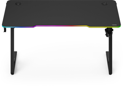 Tavolinë gaming SENSE7 VOLT RGB, 140x70 cm, ndriçim RGB, e zezë