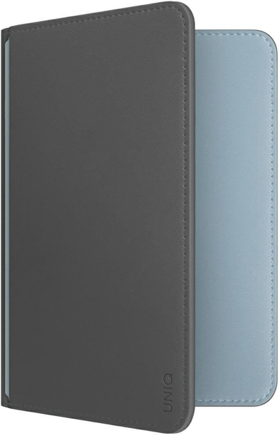 Etui pasaporte Uniq Belmont, RFID, lëkurë ekologjike, blu