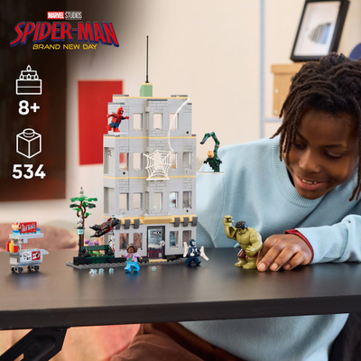 Lego Marvel Përballja epike: Spider-Man kundër Hulk 76350, 534 pjesë