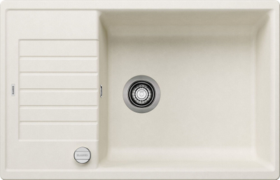 Lavatriçe kuzhine Blanco ZIA XL 6 S Compact Silgranit, një enë, e kthyeshme, e bardhë delicate