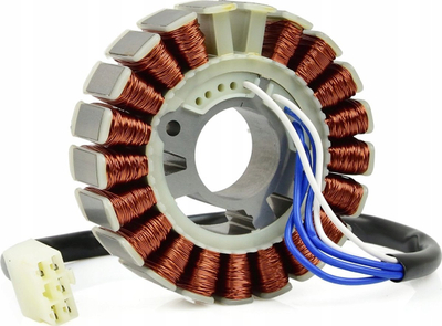 Stator gjeneratori Tvardy T05010, pjesë këmbimi, i bardhë