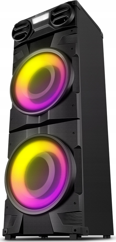 Портабилна музичка кутија Sven PS-1900 Partybox, 1000W, Bluetooth, со караоке и стробоскоп