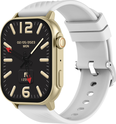 Smartwatch Gravity GT15-10, me Bluetooth Call, bateri 280mAh, i bardhë