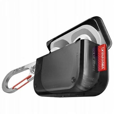 Mbulesë kufjesh Skinarma Saido për AirPods Pro 2, me karabinë, e zezë