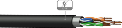 Kabllo audio Procab CLS240-CCA/1, 2 x 4 mm², 11 AWG, Cca-s1b