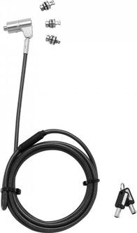 Kabllo sigurie Dicota Security Exchangeable D31699, 2m, me çelës, argjendtë