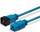 Kabllo rryme Lindy IEC C19 në C20, 3m, 16A 250V, blu