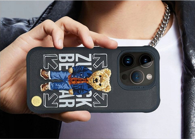 Kapak telefoni Dorling Kindersley Zuck Bear San Francisco Fortune Social Vibe, për iPhone 16, polikarbonat dhe TPU, shumëngjyrësh