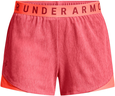 Pantallona të shkurtra sportive Under Armour UA Play Up 3.0 Twist, poliester, për femra, portokalli