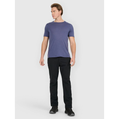 Bluzë trekking për burra 4F TFTSM1526, lesh Merino, blu e errët navy