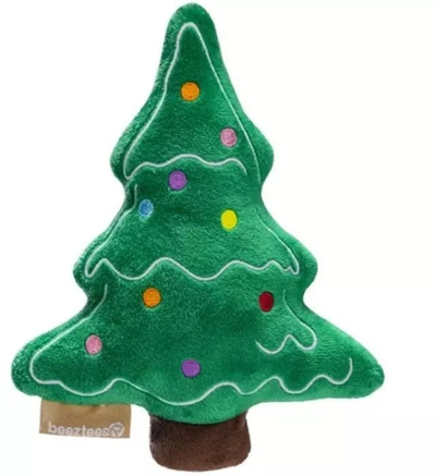 Lodër pelushi për qen Trixie Noel, pemë Krishtlindjeje, 19 x 16 x 5 cm, shumëngjyrëshe
