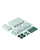 Set ndërtimi për fëmijë MODU Explorer, 15 krijime, Ocean Mint Forest Green