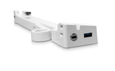 Dok sigurie LandingZone 2.0 Lite për MacBook Air 11" A1465, 2x USB, Security Slot, i bardhë