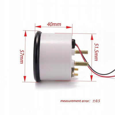 Set treguesash KET 3 në 1, 52mm, voltmetër, temperaturë uji, presion vaji, pamje VDO, i zi