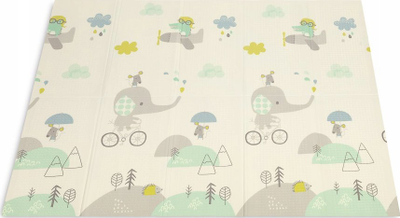 Играчка подлога Toyz Safari, 200 x 180 cm, XPE пена 1 cm, шарена