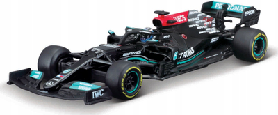 Makine diecast Bburago Mercedes AMG F1 W12 E Performance 77, shkalla 1:43, 2021, e zezë