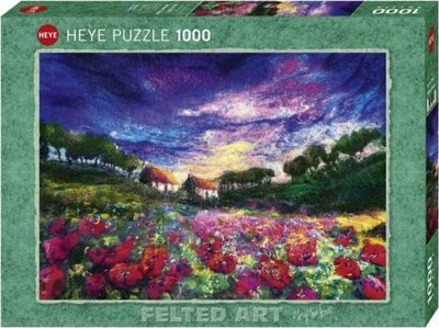 Puzzle Heye Poppies at sunset, 1000 pjesë