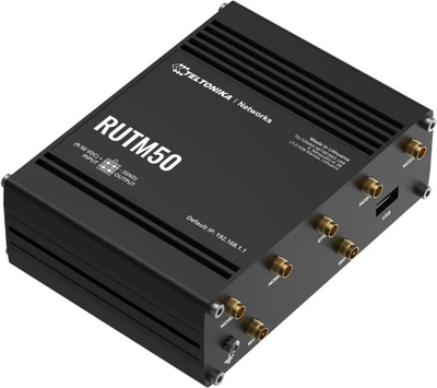 Целуларен рутер Teltonika RUTM50, 5G, dual SIM, сив
