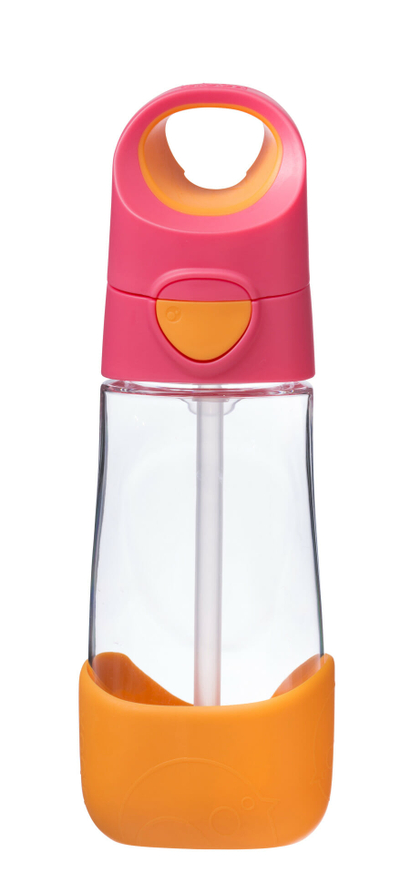 Shishe uji për fëmijë b.box Tritan, 450ml, me pipë, blu jeshile