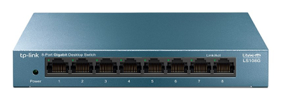 Switch rrjeti TP-Link TL-LS108G, 8 porta Gigabit, desktop, metalik