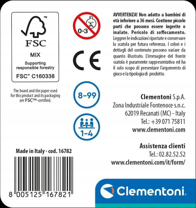 Lojë tavoline Clementoni Brain Freeze 3, 1 deri në 4 lojtarë, mosha 8+, me shumë ngjyra