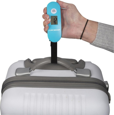 Peshore udhëtimi Dunlop Tourist Scale, deri 40 kg, ngjyrë turquoise