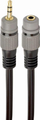 Kabllo Gembrid Jack 3.5mm - Jack 3.5mm, 5 m, e zezë