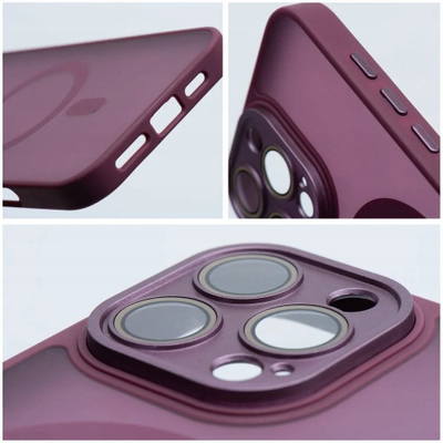 Futë telefoni OEM VARIETE MAG COVER për iPhone 17, me MagSafe, TPU, vjollcë