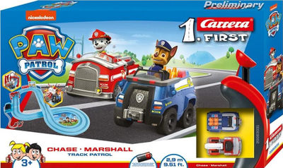 Makinë lodër Carrera First Paw Patrol Track Patrol (334330), shumëngjyrëshe