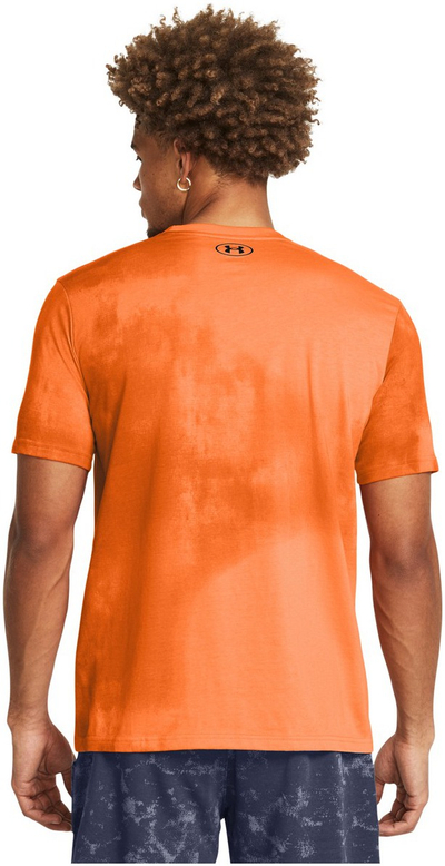Bluzë sportive Under Armour All Over Print Graphic, regular fit, portokalli