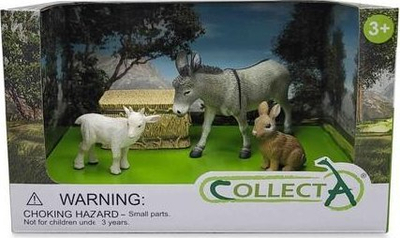Figurina kafshësh ferme Collecta Set, 4 copë, shumëngjyrëshe