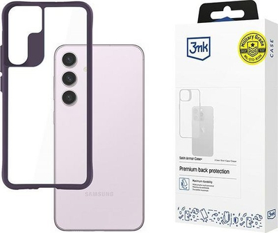 Mbulesë telefoni 3mk Satin Armor Case+ për Samsung Galaxy S24, e fortë, lejla