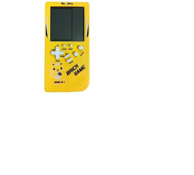 Konzolë loje RoGer Electronic Game Tetris RO MINI TETRIS YE, portative, ekran LCD, e verdhë