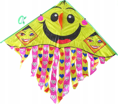 Fluturake ARTYK Kite 70cm 125102, poliester, me dorezë, shumëngjyrëshe