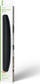 Jastëk ergonomik për kyçin e dorës, 480mm x 80mm, xhel, bazë antirrëshqitje, i zi