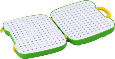 Set lodër DIY Leantoys dinozaur, valixhe tavolinë, me kaçavidë