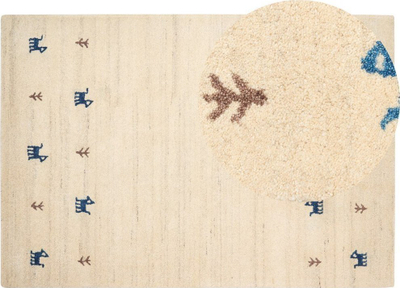 Tapet leshi Wool Gabbeh YALI, 160 x 230 cm, beige
