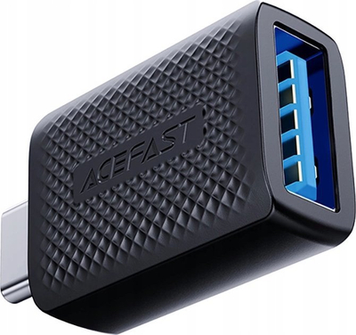 Adapter USB Acefast J1, USB A në USB C, 5Gbps, i zi
