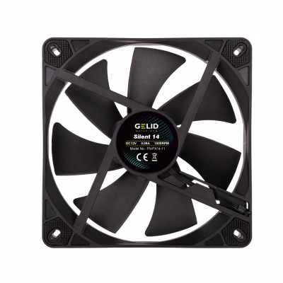 Ventilator PC Gelid Solutions Silent 14, 140mm, 3 pin, i zi
