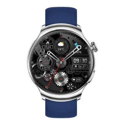 Ora inteligjente BlitzWolf BW-AT4, ekran 1.52" AMOLED, Bluetooth, blu