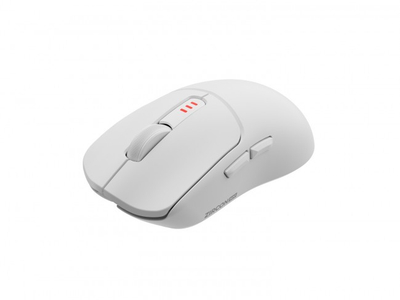 Maus gaming Genesis Zircon 550, 10000 dpi, Bluetooth, i bardhë