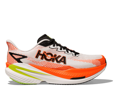 Atlete vrapimi për meshkuj Hoka Mach X 3, shollë me pllakë Pebax, MetaRocker, shumëngjyrëshe