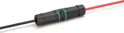 Konektor rrjeti DIGITUS CAT 6A Outdoor, IP68, RJ45 në RJ45, i zi