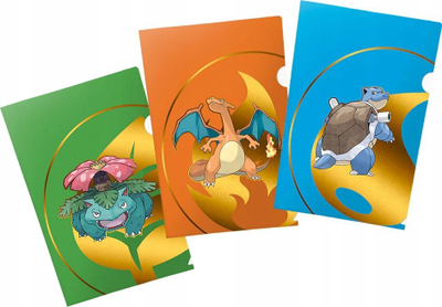 Set fletore mbajtëse Ultra PRO Pokémon Tournament, 3 copë, A4, shumëngjyrëshe