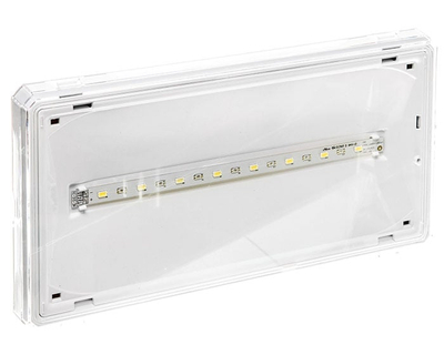 Llambë emergjence AWEX EXIT ETE/1W/BSA/AT/WH, LED 1W, IP65, 3 orë, e bardhë