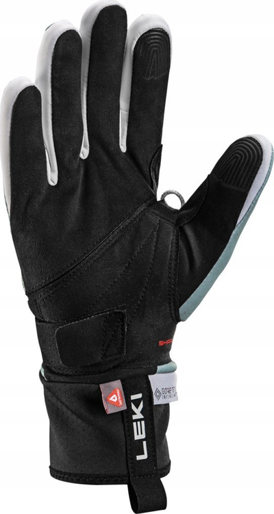 Doreza ski për goca Leki PRC Thermo Shark Lady Blue 6.0, termo, të zeza