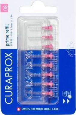 Furça interdentare Curaprox Prime Refill CPS 0.8 - 3.2 mm, 8 copë