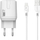 Полнач за во ѕид Somostel SMS-Q02, 18W, 1x USB-A 3.1A, бел