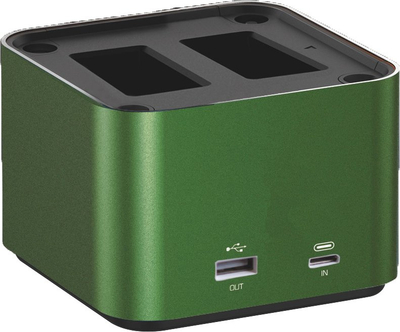 Полнач за батерии Hahnel ProCube 3, за Fujifilm NP-W126S NP-W235, USB C, сив